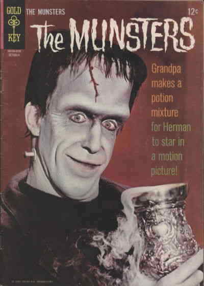 Munsters, The (Gold Key) #4 VG; Gold Key | low grade - Fred Gwynne Photo Cover -