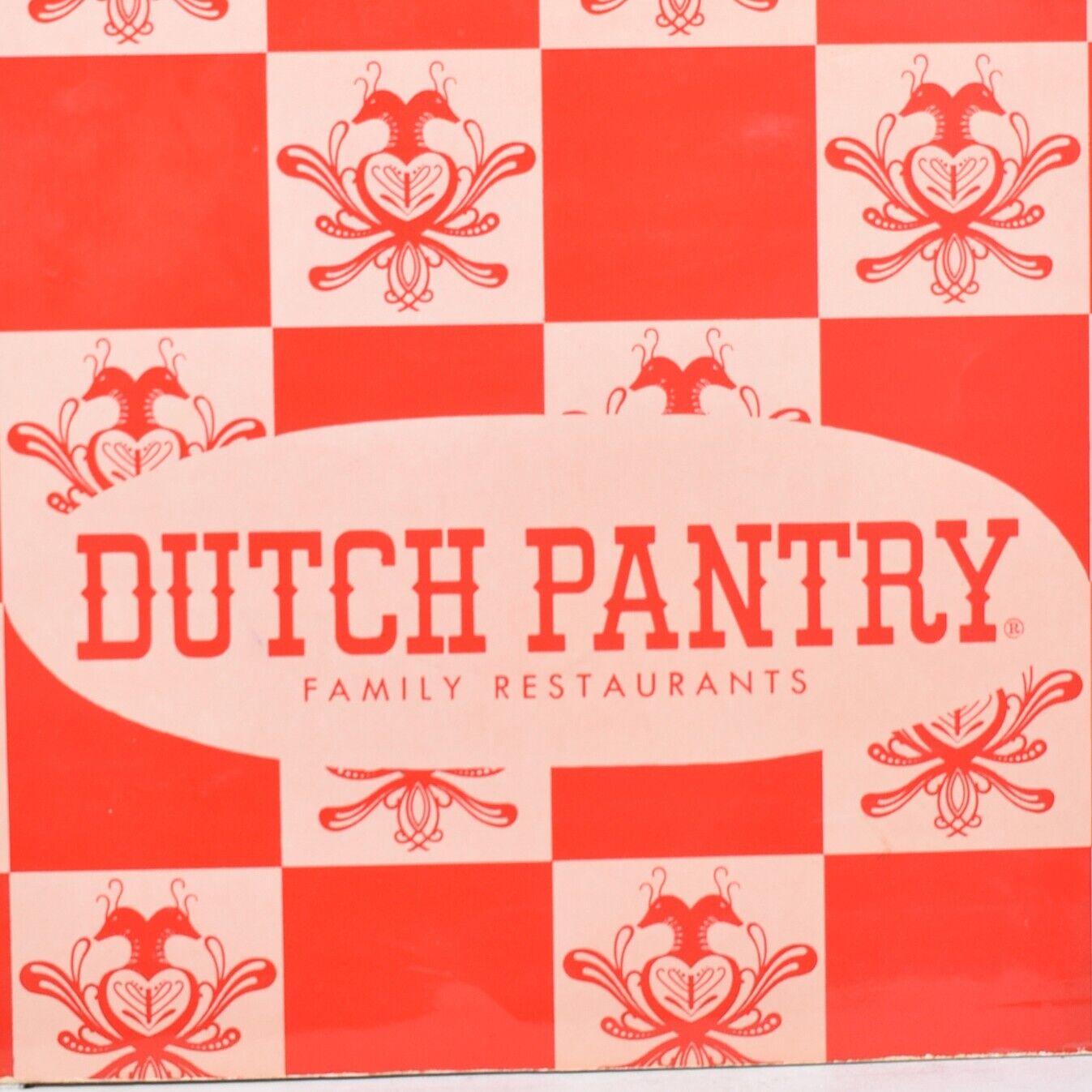 1963 Dutch Pantry Restaurant Menu Bowie New Castle Wilmington Erie Avoca Sunbury