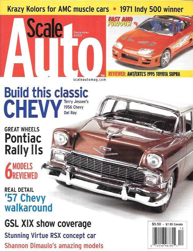 Scale Auto Enthusiast Dec 2003 Chevy Del Ray 1957 Chevy AMC Muscle Car Pontiac