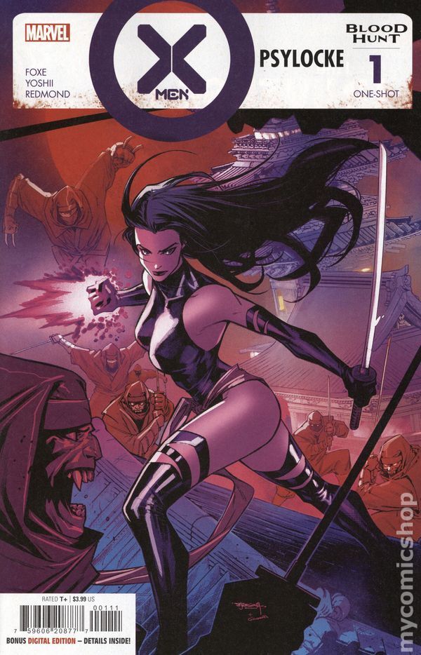 X-Men Blood Hunt Psylocke 1A Stock Image