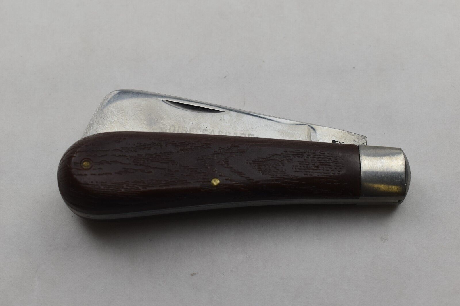 Vintage Boise Cascade Kenora Kutmaster Single Blade Pocket Knife Utica NY