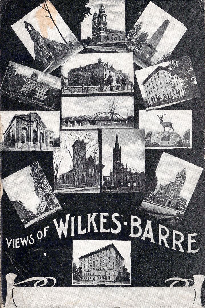 WILKES-BARRE PA - Fourteen Views Of Wilkes-Barre Postcard - udb