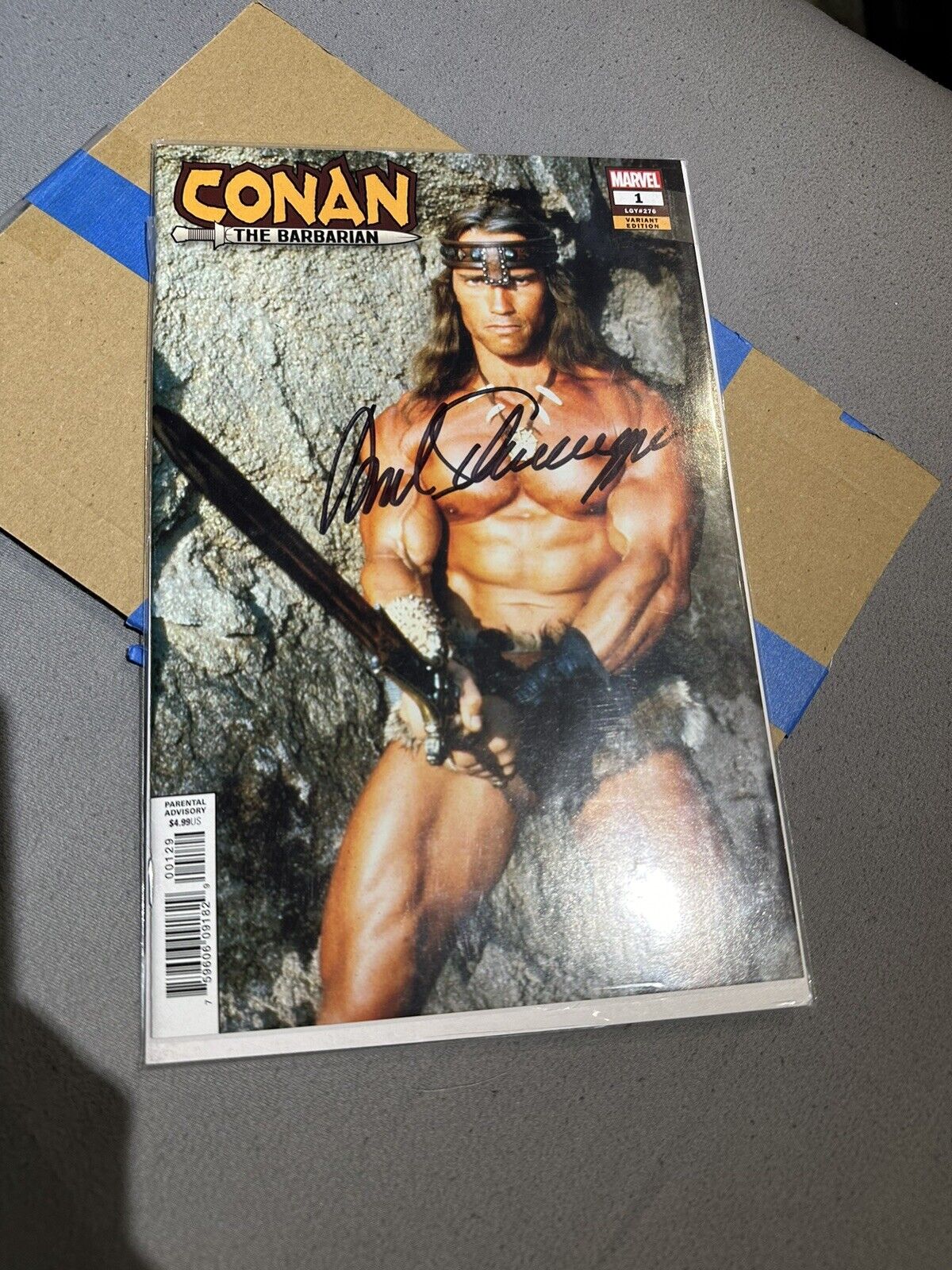 Signed Arnold Schwarzenegger | Conan The Barbarian#1 - ONLY 105...