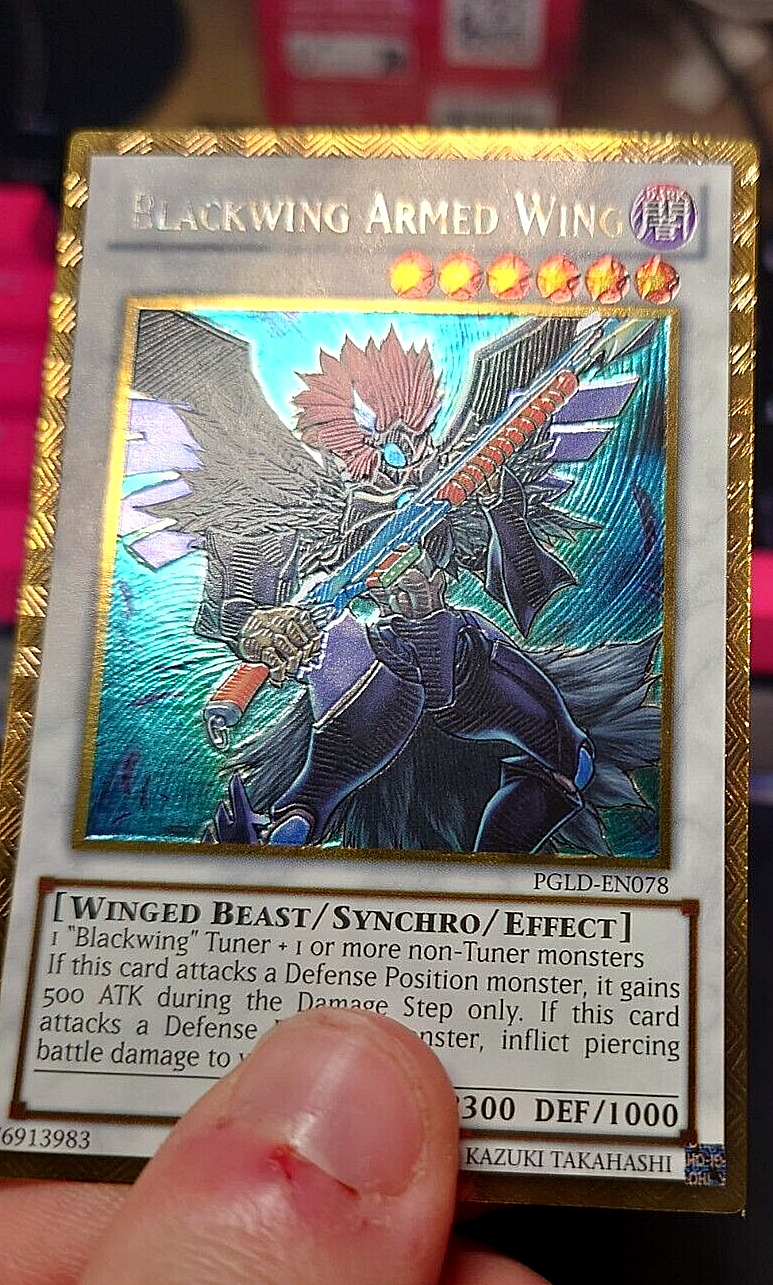 Yu-Gi-Oh Ultimate Rare Style Blackwing Armed Wing
