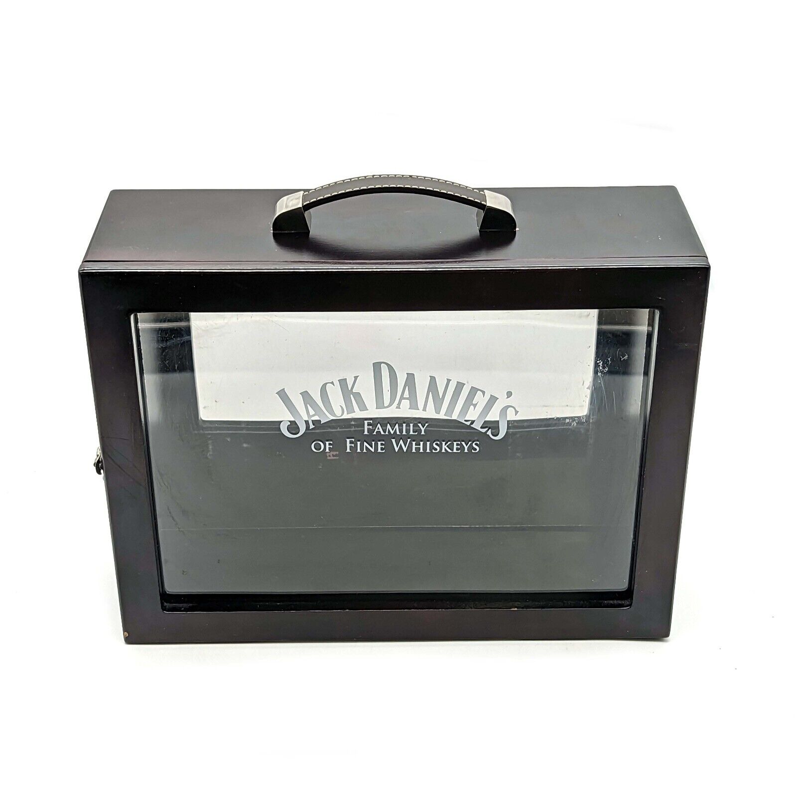 Jack Daniels Family of Fine Whiskey Wooden Display Box Case