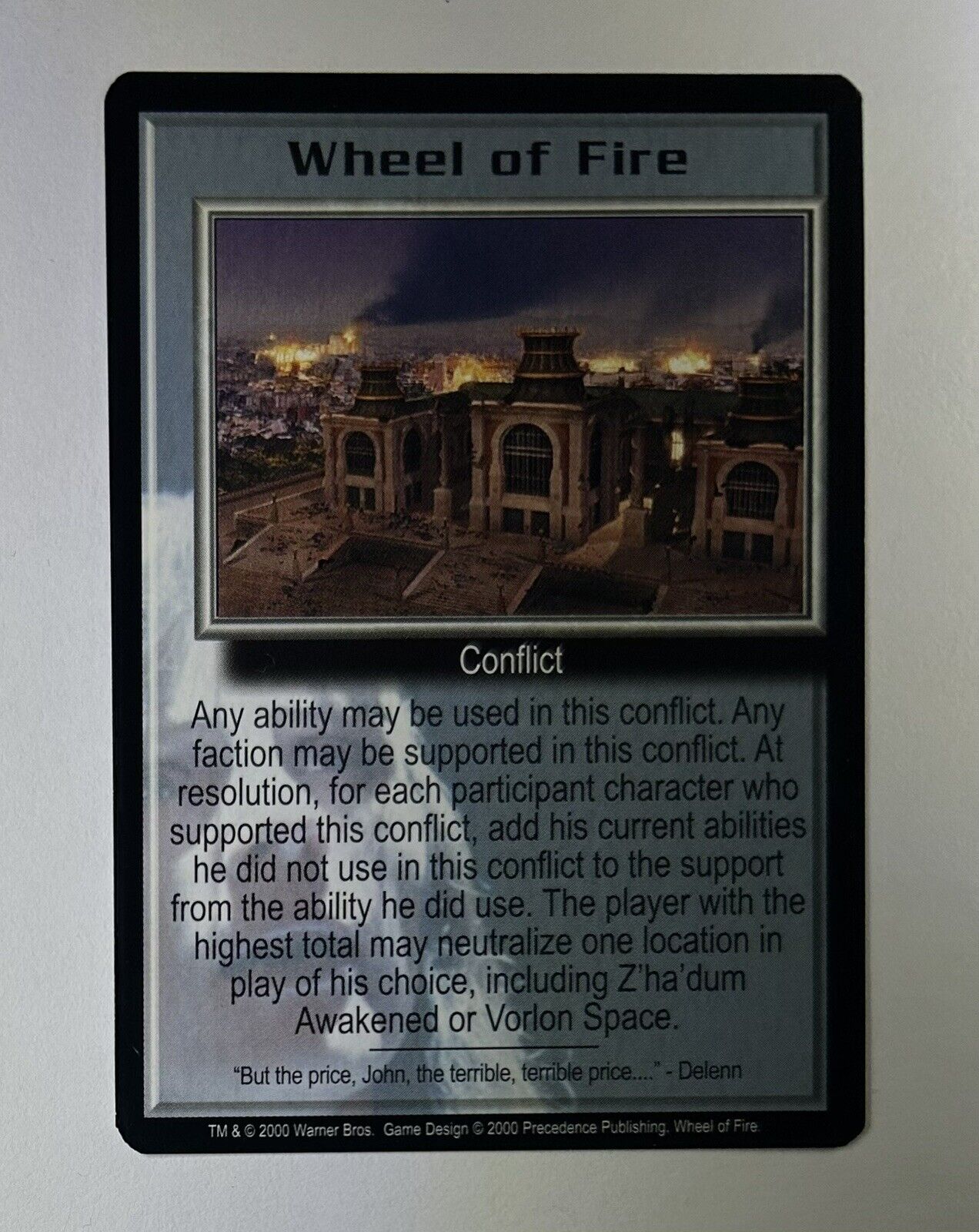 2000 BABYLON 5 CCG WHEEL OF FIRE RARE - WHEEL OF FIRE