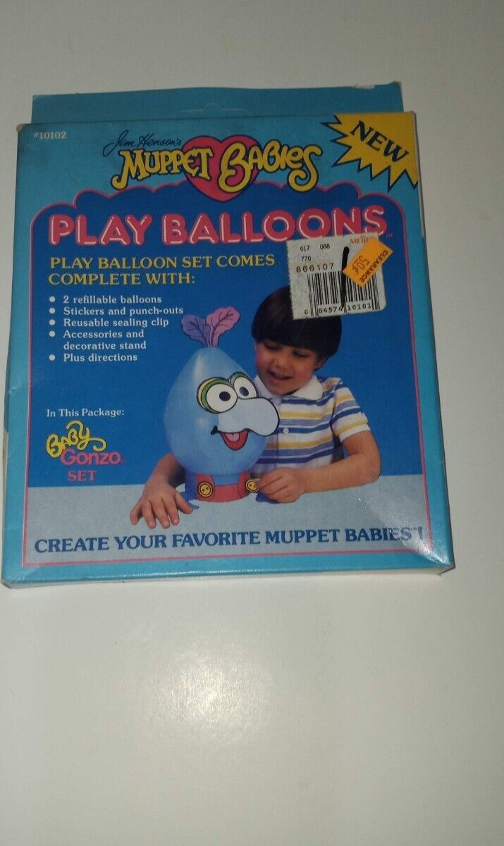 Muppet Babies Play Balloons Baby Gonzo Sealed Box Balloon Concepts