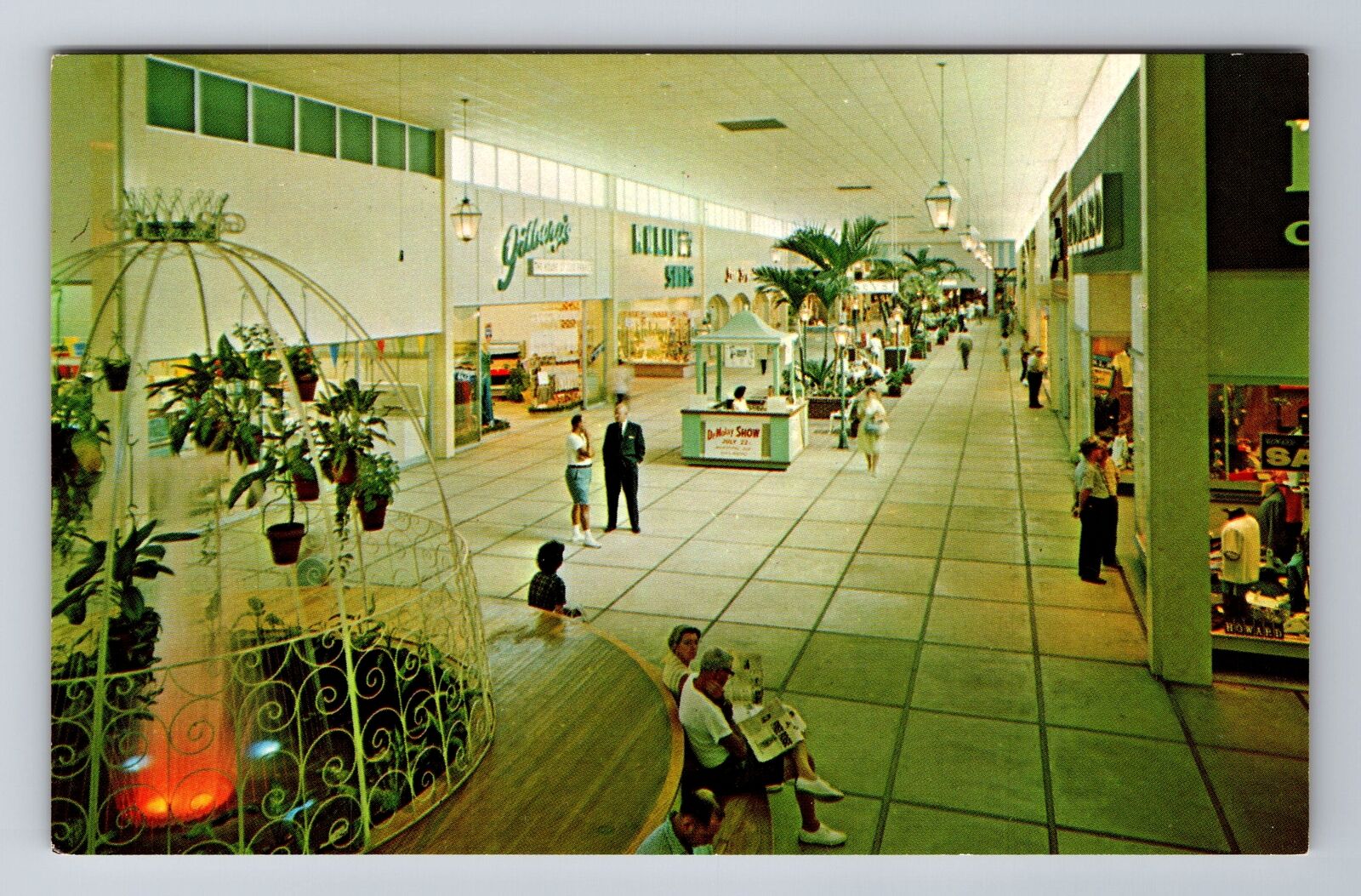 Orlando FL-Florida, Colonial Plaza Shopping Mall, Advertising Vintage Postcard