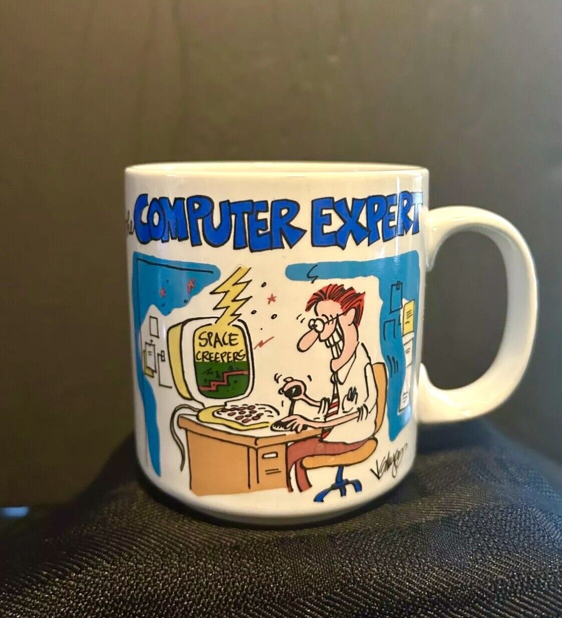 Vintage VG Myers The Computer Expert Coffee Mug Cup