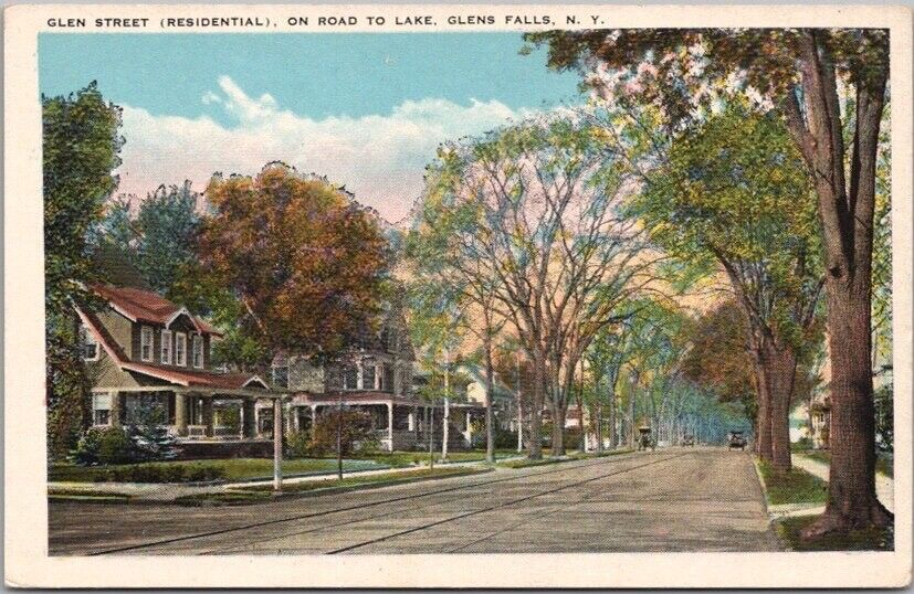 1920s Glens Falls, New York Postcard 