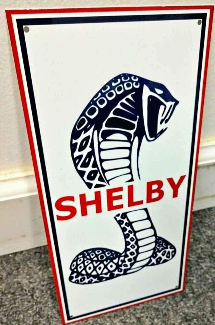 Shelby Mustang Cobra Sign ..gas oil gasoline garage