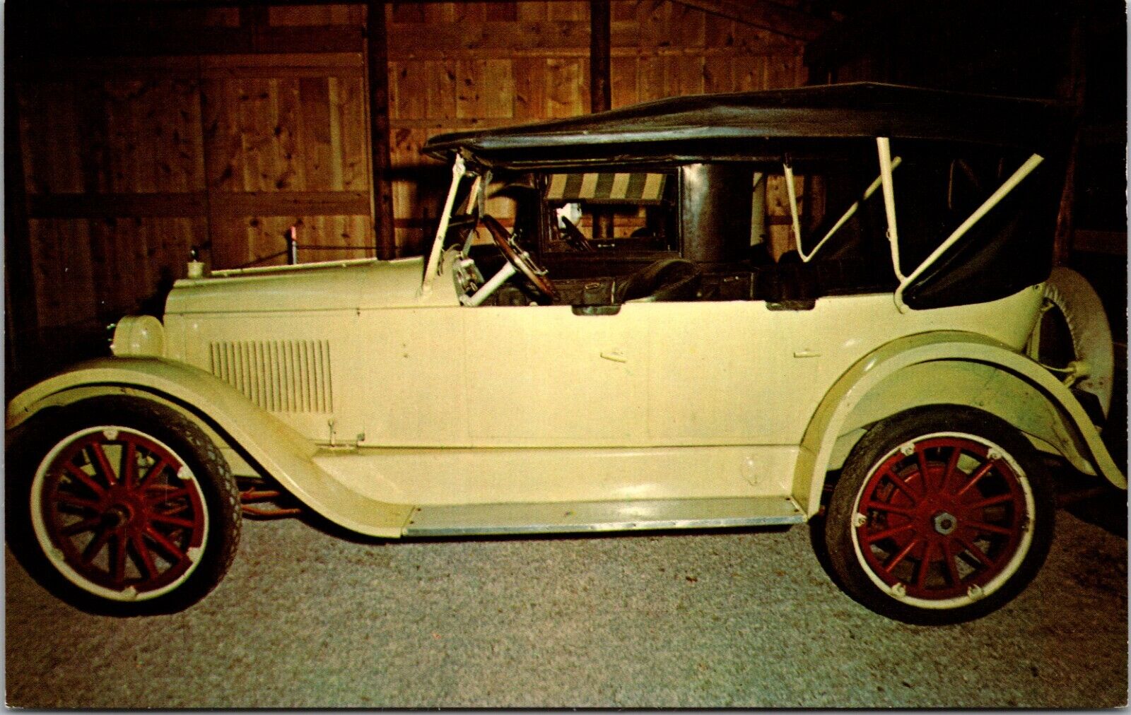 1927 Willys-Knight Classic Car Postcard