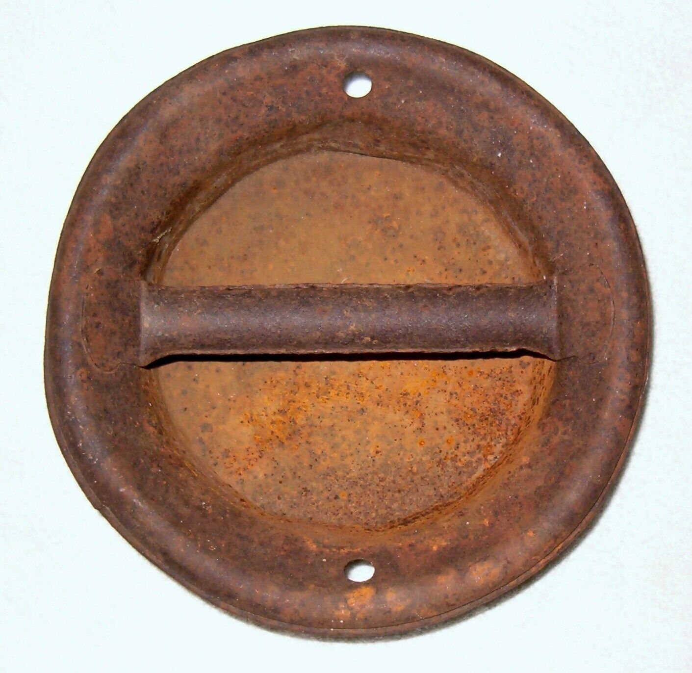 Vintage Rusty Milk Can Lid Cover