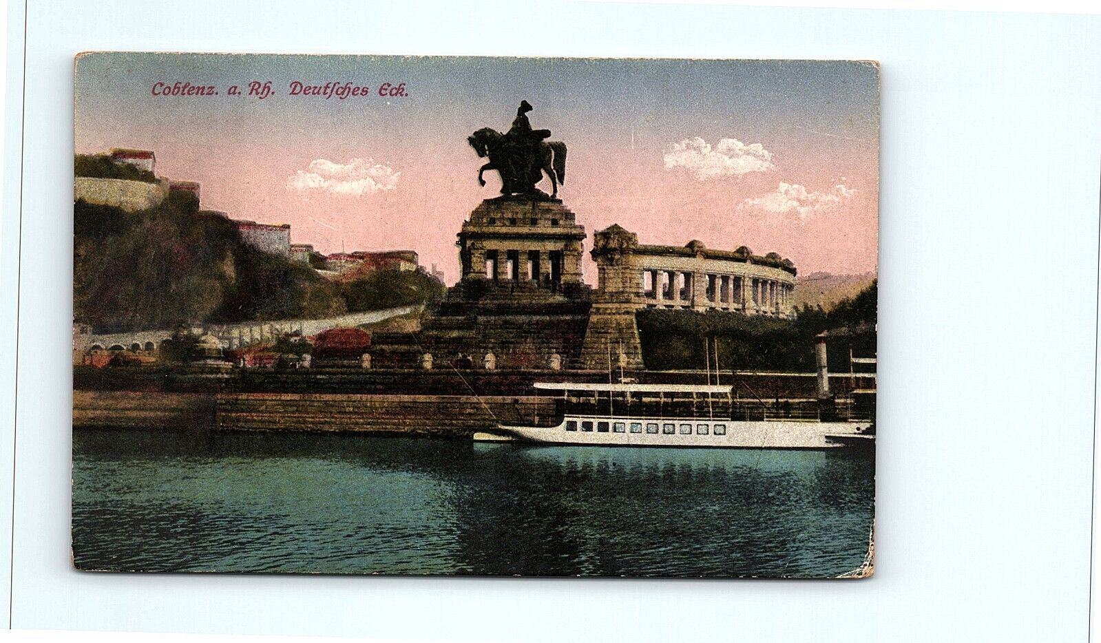 Postcard Coblenz a. Rh. Deutfches Edi. 0230