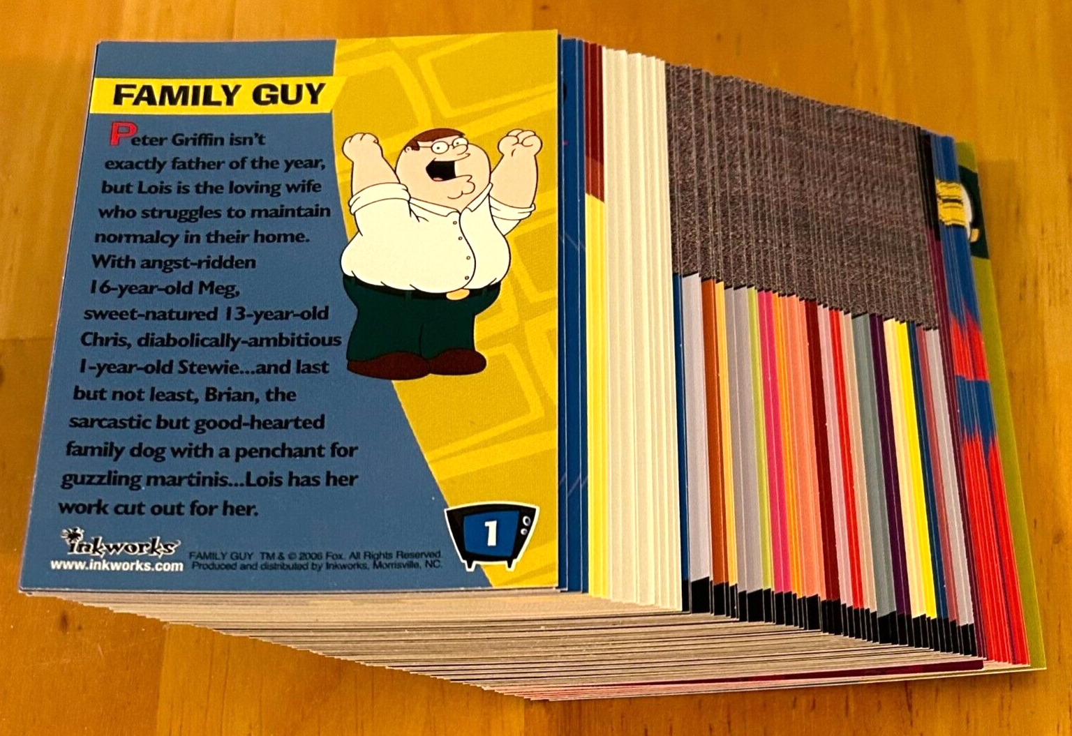 *72 CARDS* FAMILY GUY SEASON 2 / 2006​ COMPLETE 72 TRADING CARD BASE SET
