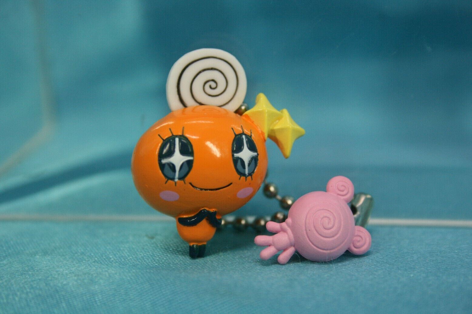 Tamagotchi Characters Items Double Mini Figure Keychain Memetchi Round doll
