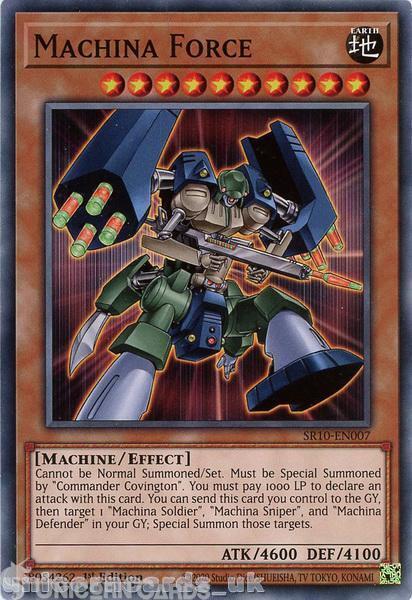SR10-EN007 Machina Force Common 1st Edition Mint YuGiOh Card
