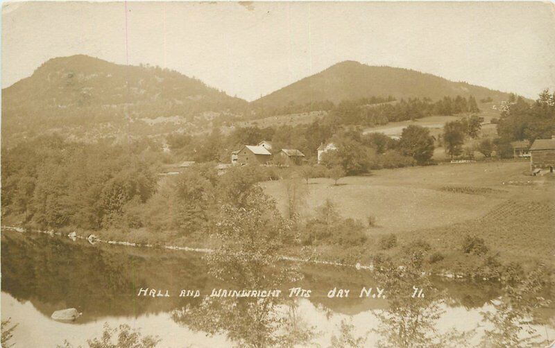 Day New York #71 Hall Wainwright Mountains 1926 RPPC Eastern Postcard 20-6928