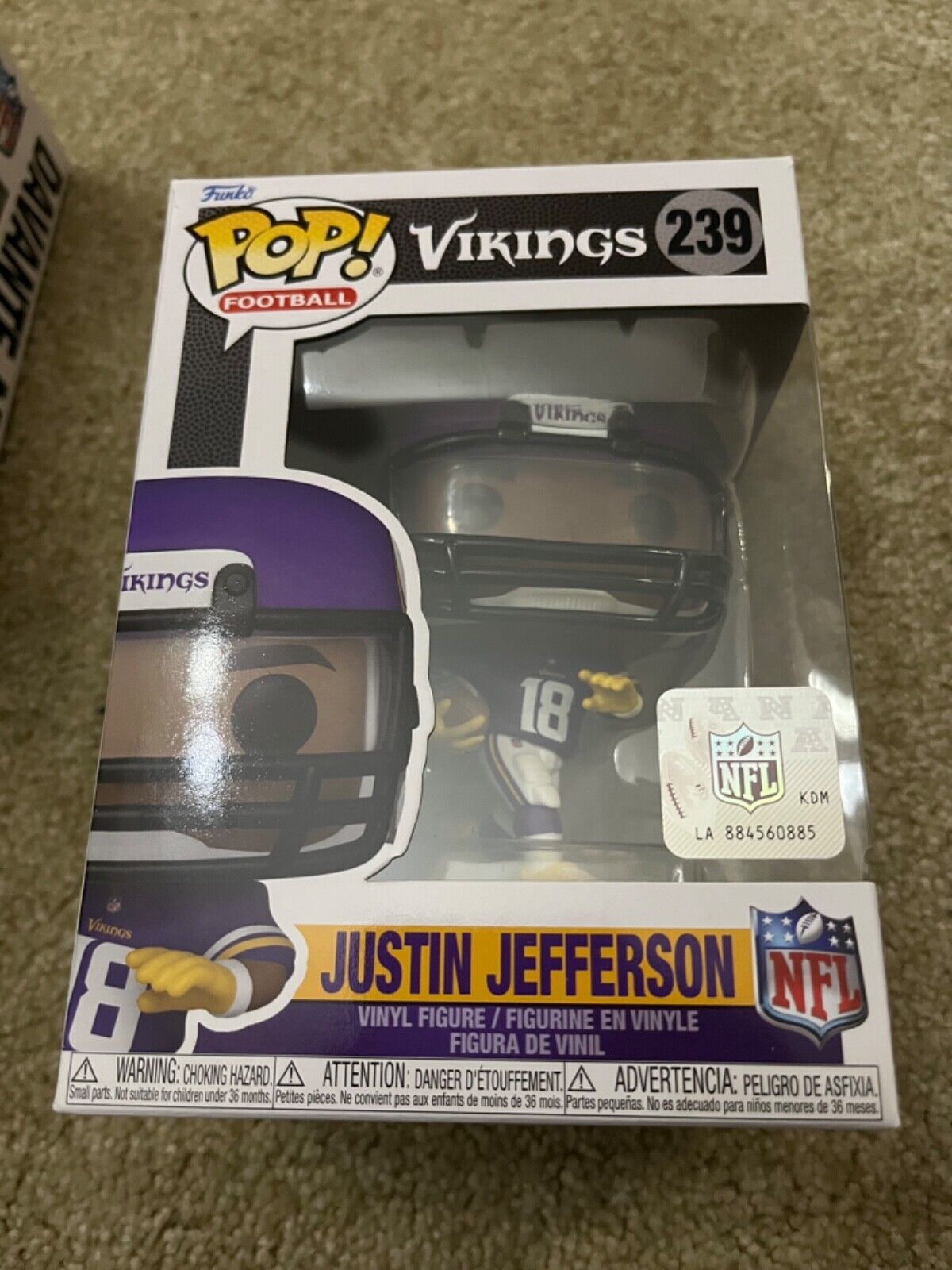 Funko POP NFL Minnesota Vikings Justin Jefferson #239