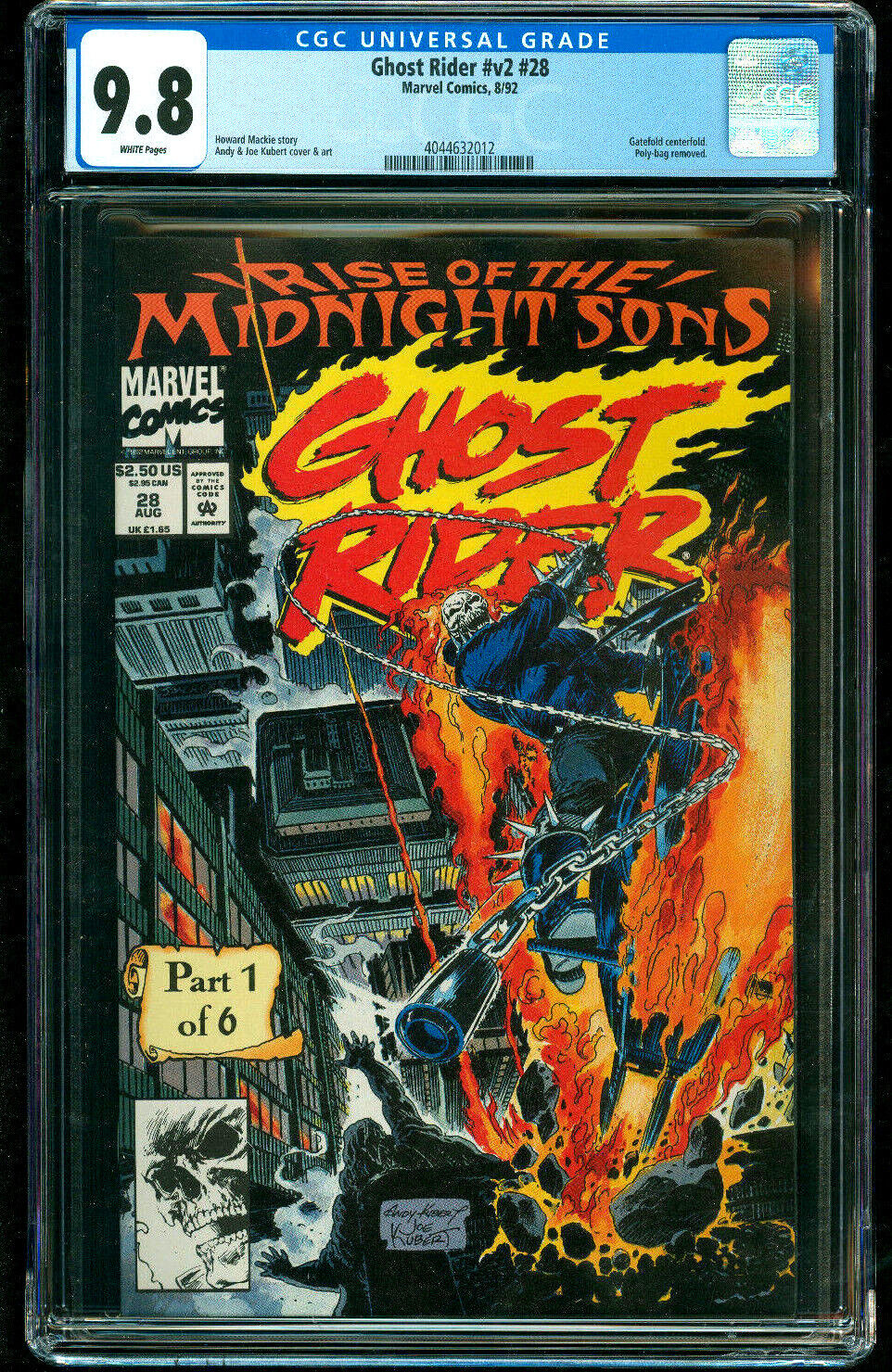 GHOST RIDER #28 1992 Marvel Comics CGC 9.8 1st App Lilith Midnight Sons Suns 