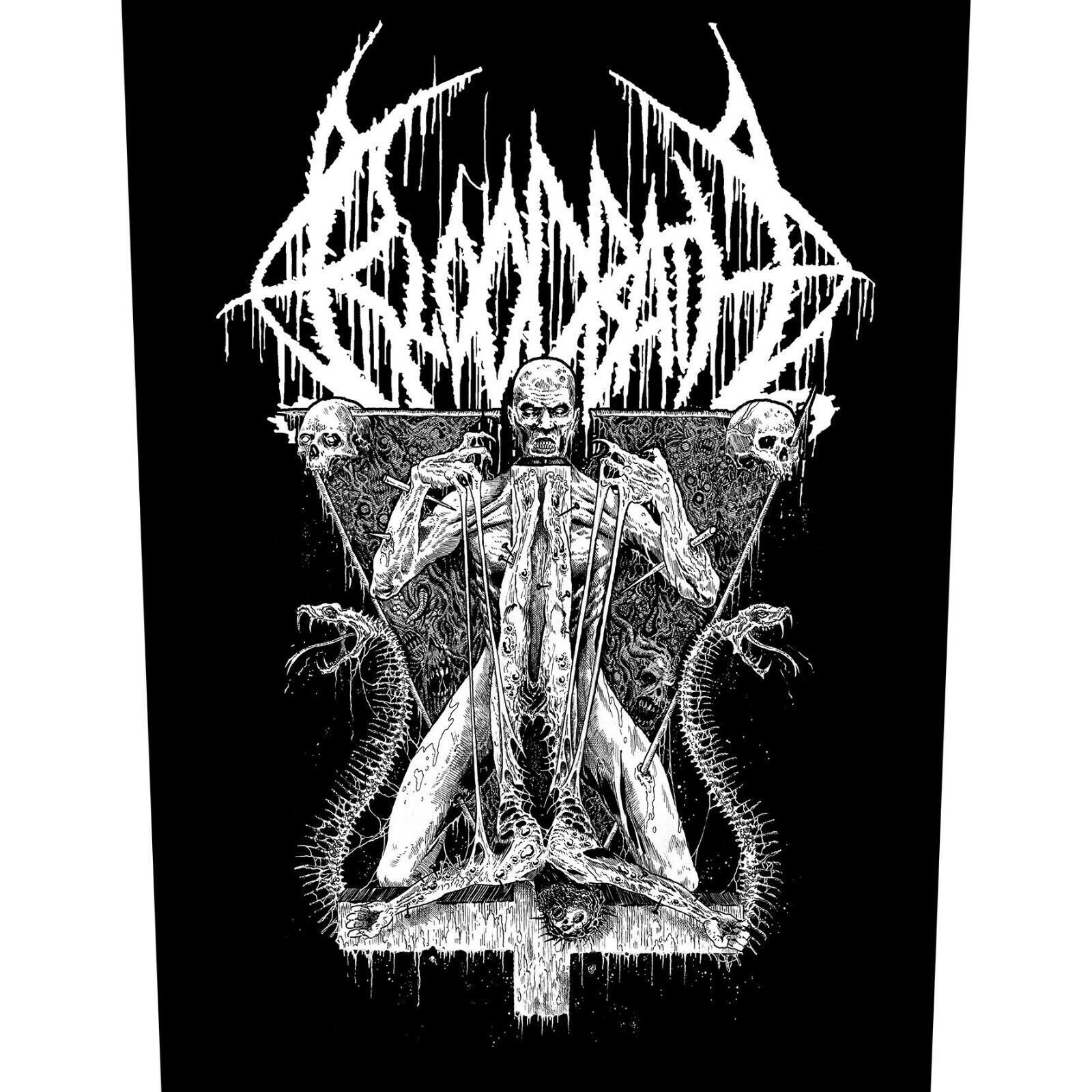 BLOODBATH morbid antichrist 2019 GIANT BACK PATCH 36 x 29 cms OFFICIAL MERCH