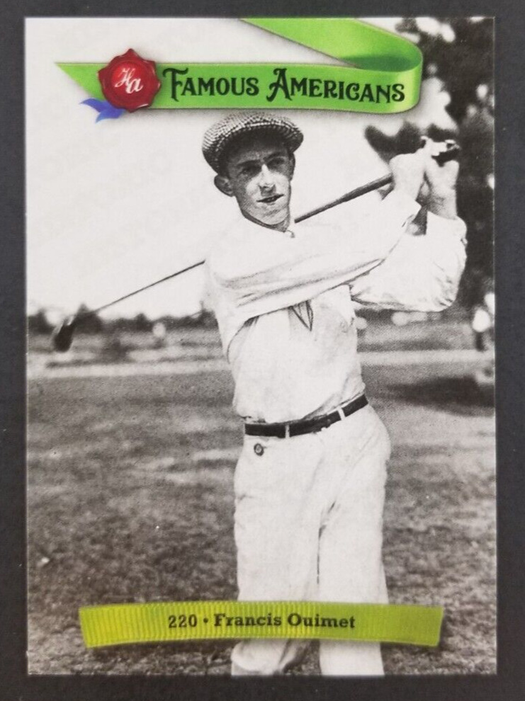 Francis Ouimet Father of Amateur Golf 2021 Famous American Card #220 (NM)