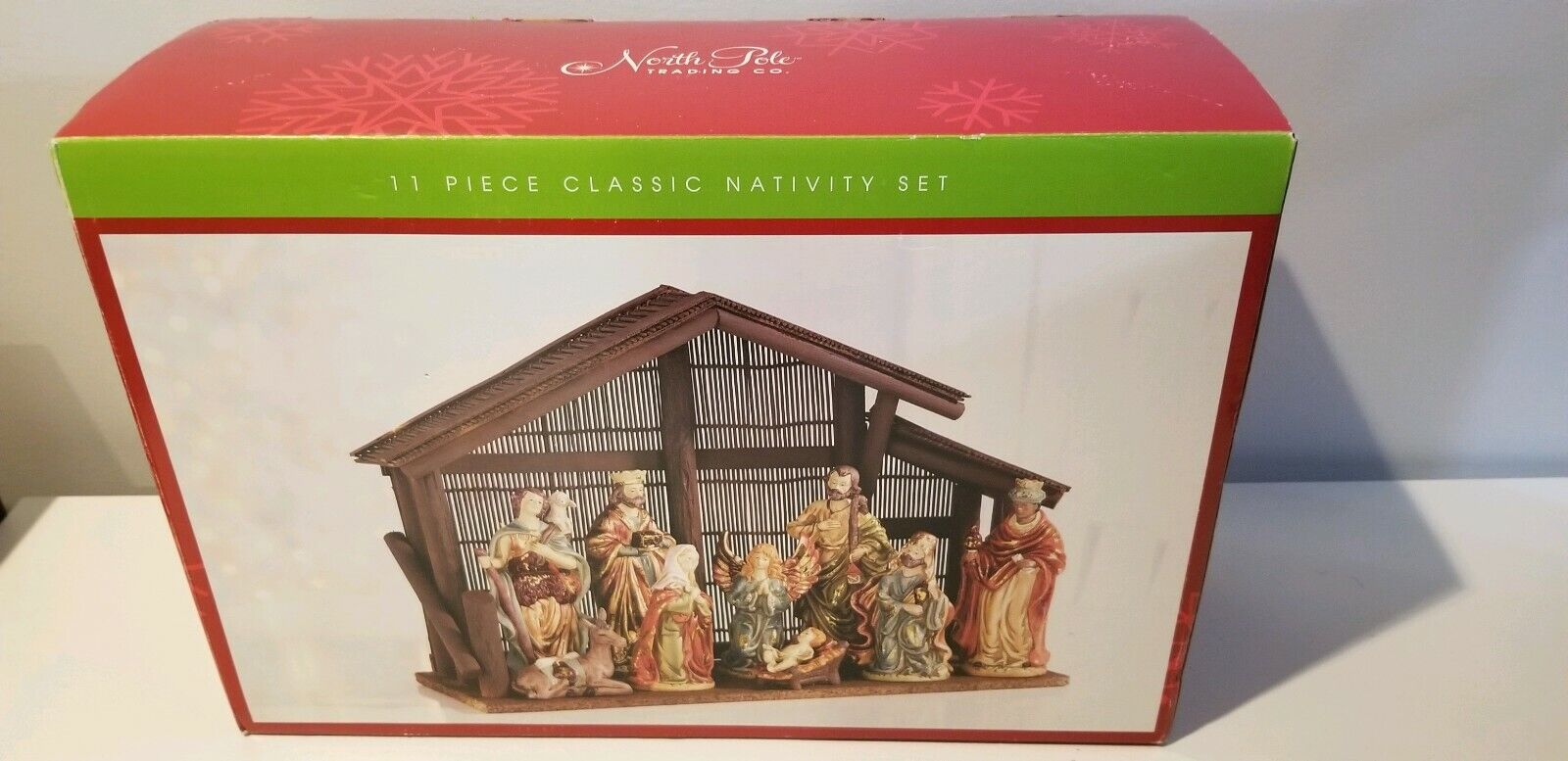 Christmas Manger Nativity Scene JC Penney North Pole trading Co.