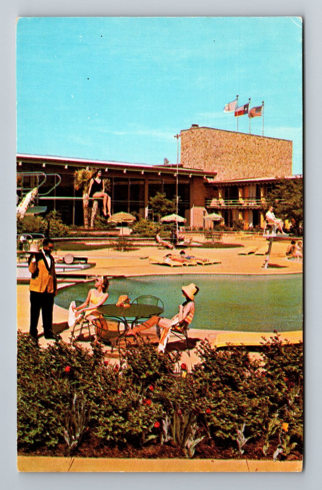 Washington DC-Marriott Motor Hotel, Advertisment, Vintage Postcard