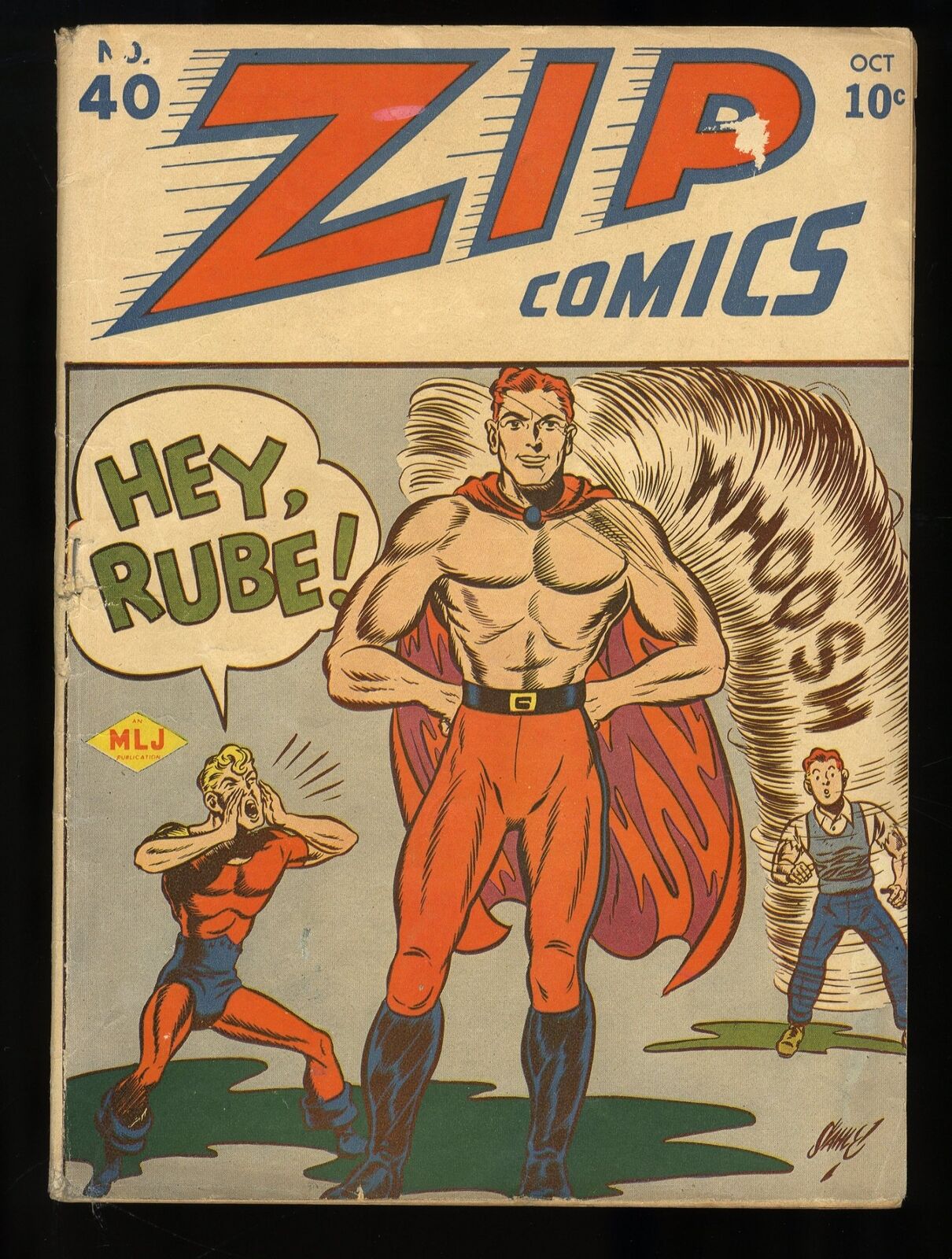 Zip Comics #40 VG+ 4.5 (Restored) Irv Novick Cover and Art Archie 1943