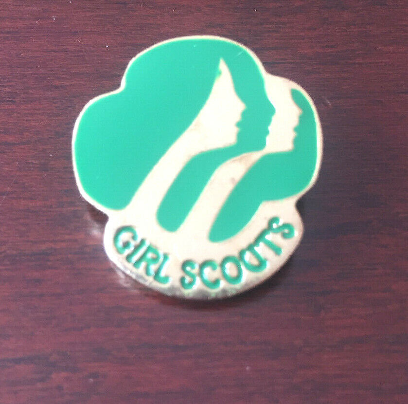 Girl Scouts Pin - 1980 - 3 Faces Vintage Pin GS USA