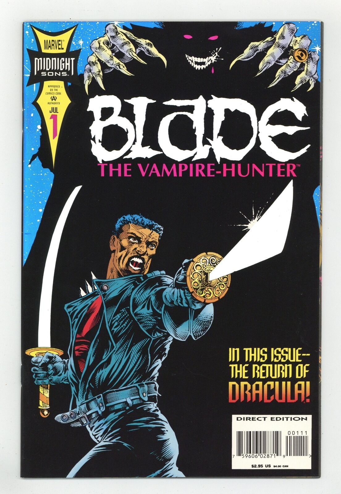 Blade the Vampire Hunter #1 VF/NM 9.0 1994