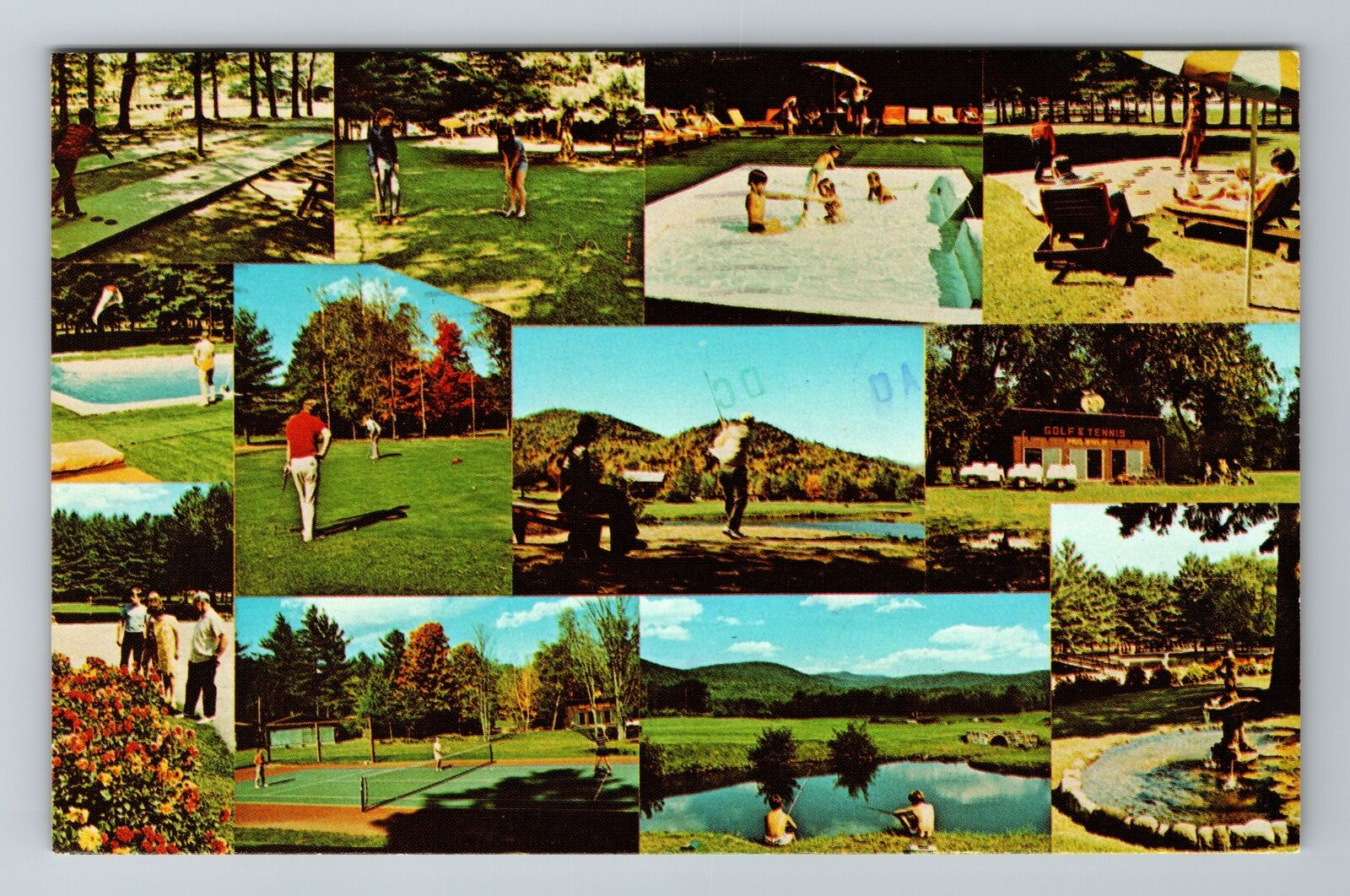 Woodstock NH-New Hampshire, Jack O'Lantern Motor Resort, Vintage c1982 Postcard