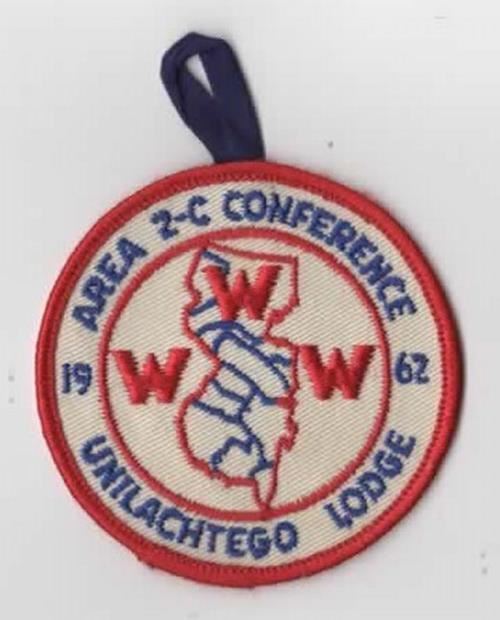 1962 Area 2-C Conference Unilachtego Lodge RED Border [KY-4373]