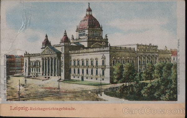 Germany Leipzig-Reichsgericht Postcard Vintage Post Card