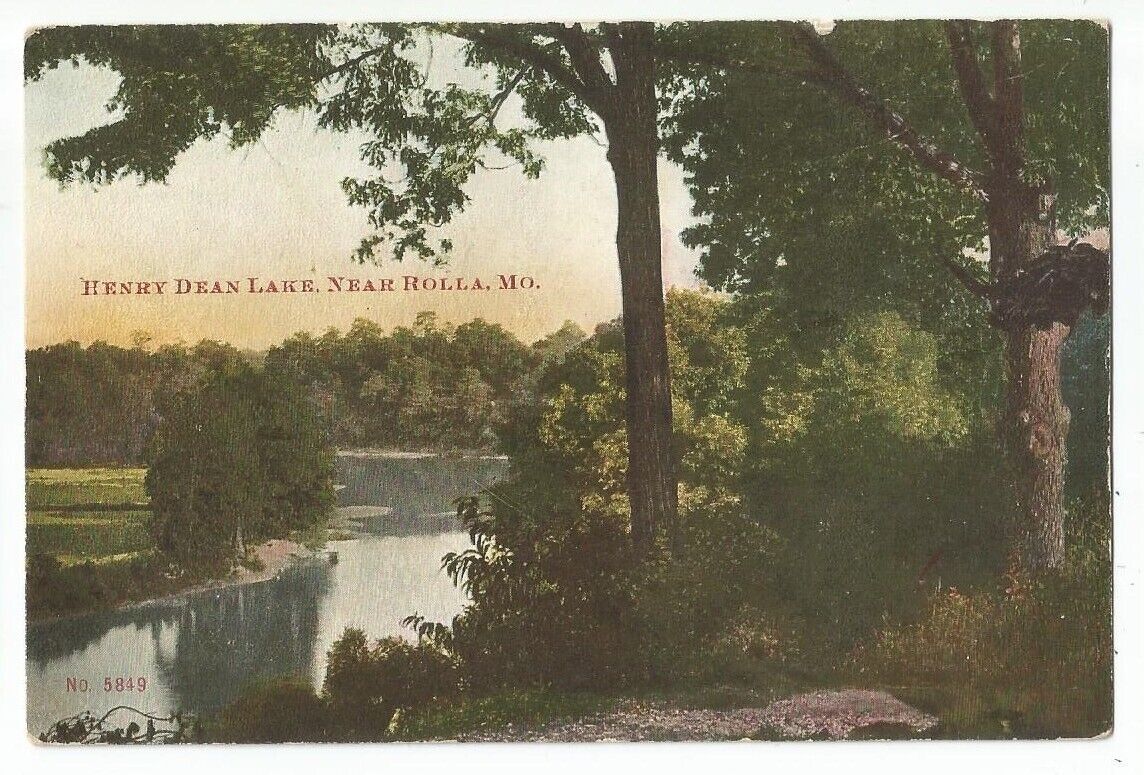 Rolla, MO Missouri 1910 Postcard, Greetings From Type