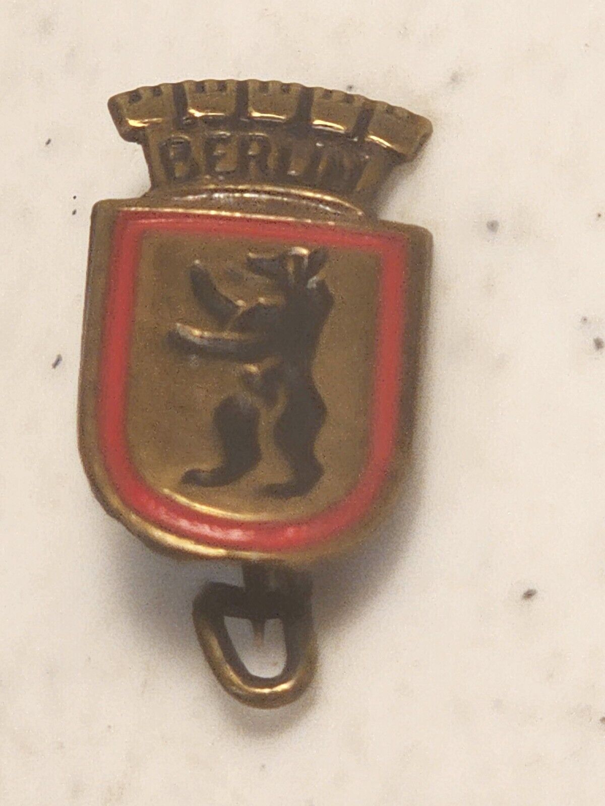 Vintage Berlin Coat Of Arms Lapel Pin