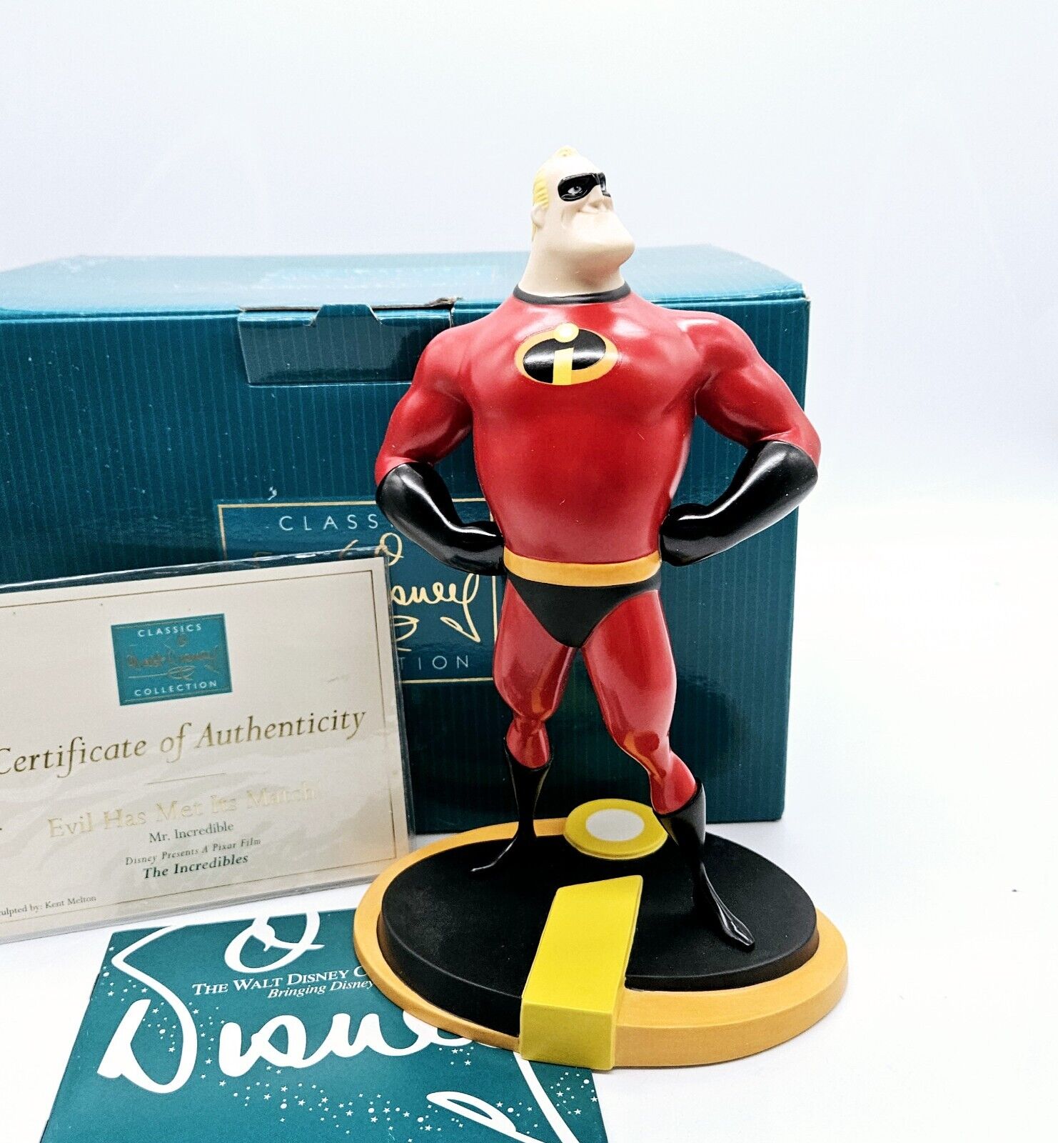 WDCC Disney Mr Incredible Figurine Evil Has Met Its Match Incredibles in Box COA