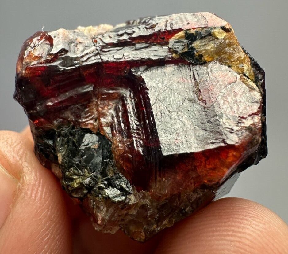 121Carat Full Terminated Top Red Zircon Crystal From Skardu @PK