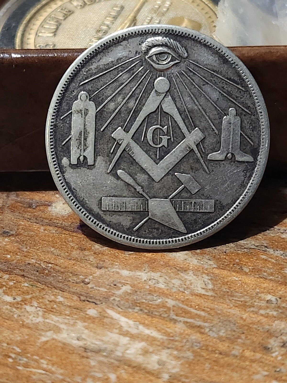 Rare 1906 Freemason Members Coin-Lodge #286, Litchfield, KY