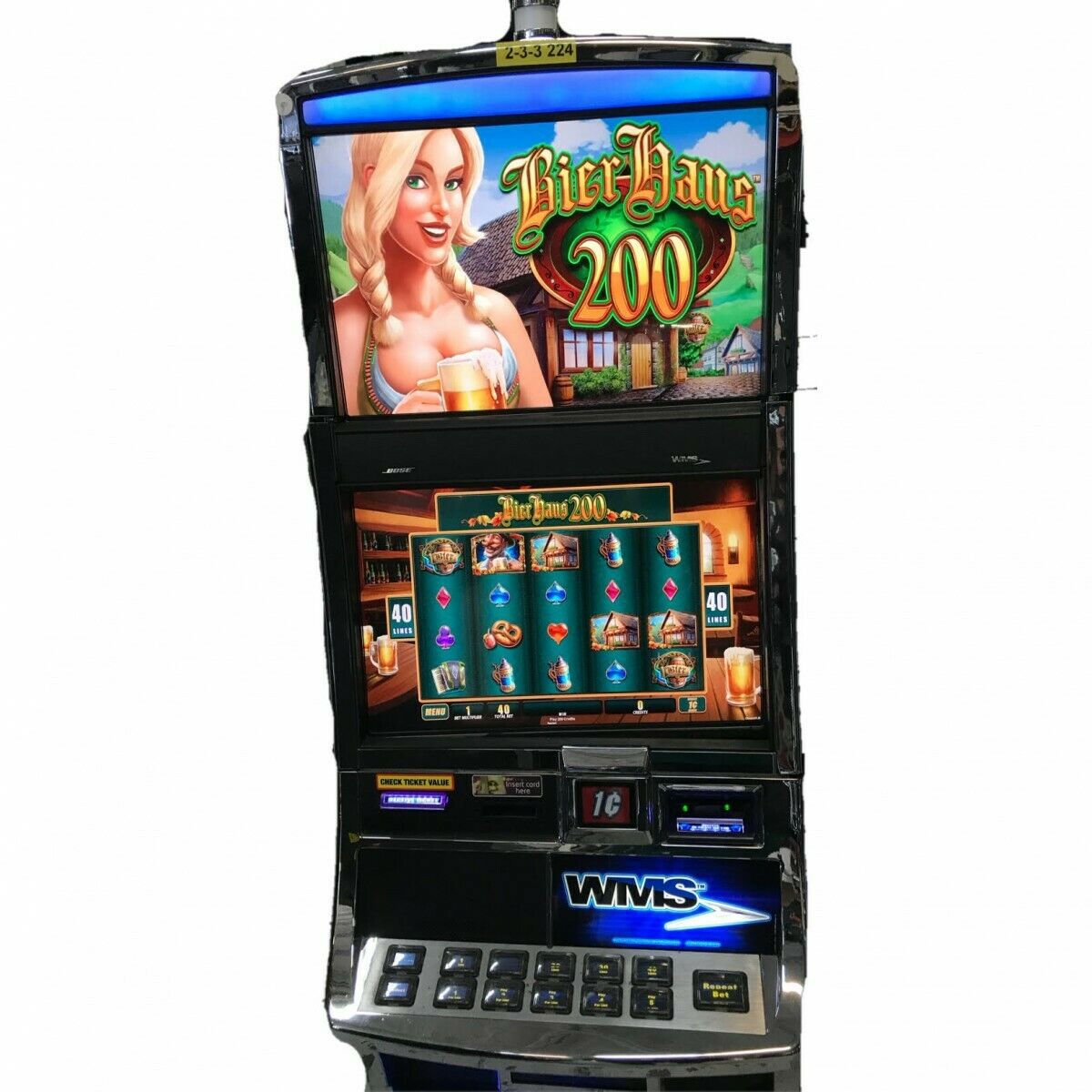 BIER HAUS 200 WMS Blade Dongle Game SLOT Software ONLY Williams Bluebird 3 BB3