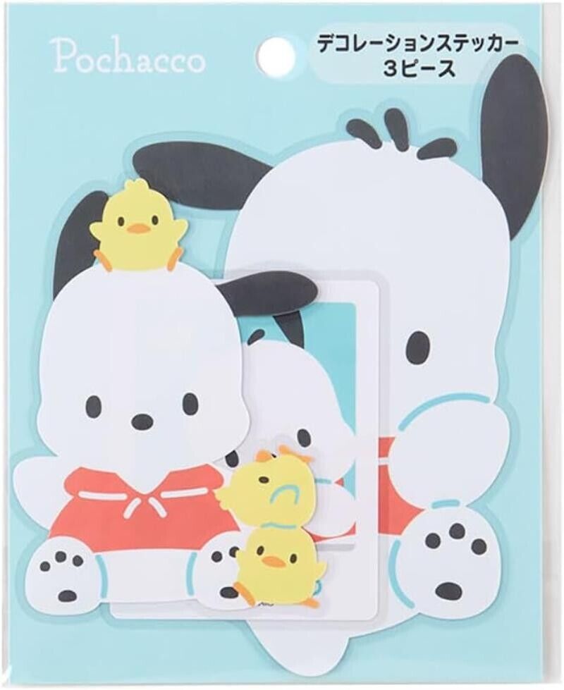 Sanrio Character Pochacco Decoration Sticker Set New Japan