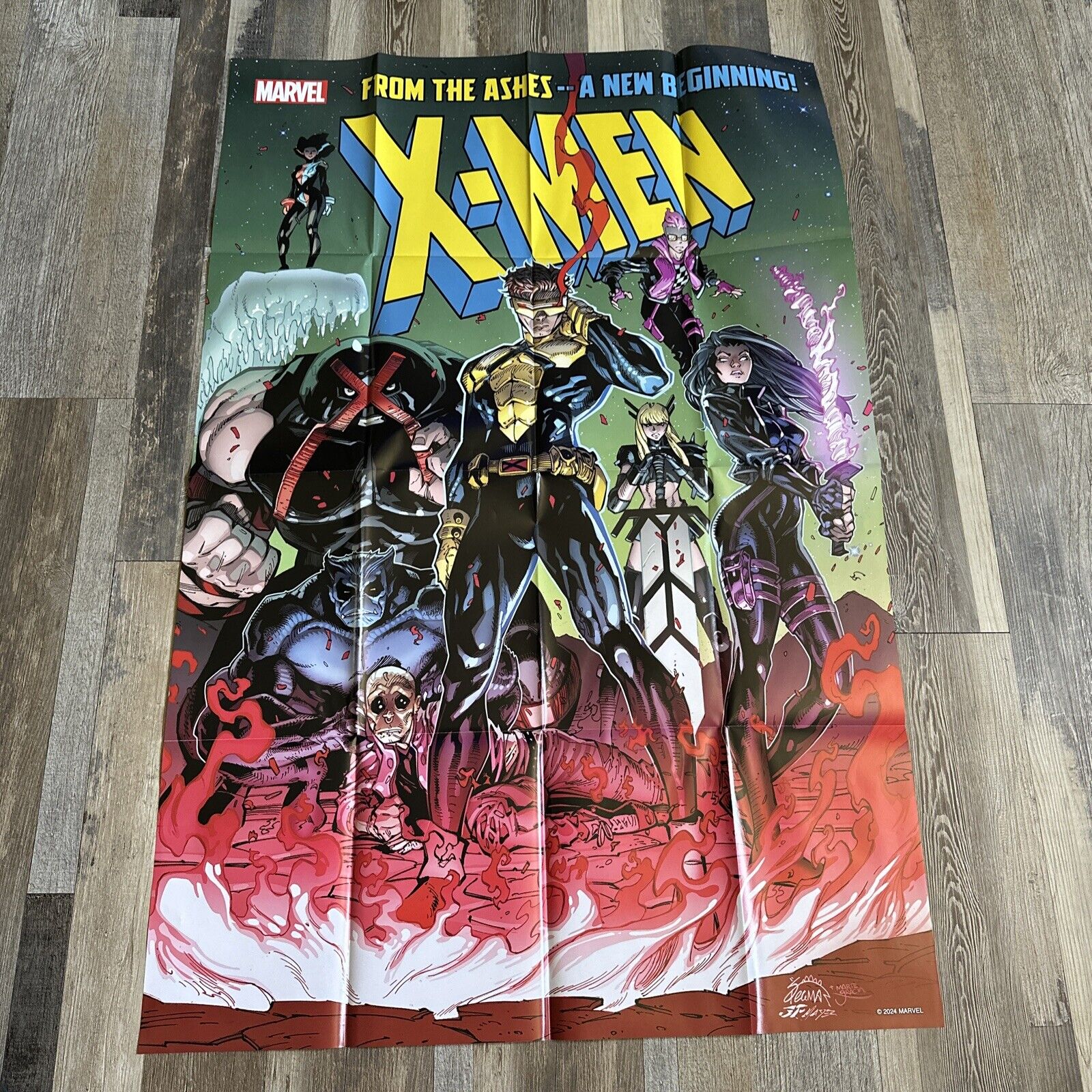 X-MEN From The Ashes #1 (2024) Stegman 24 x 36 PROMO POSTER 