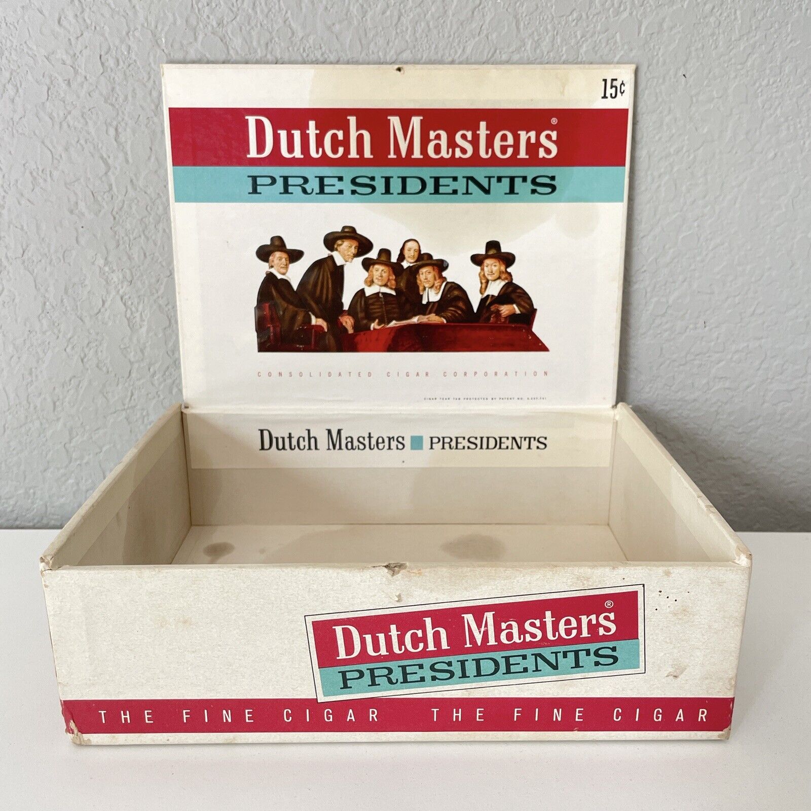 Vintage Dutch Masters Presidents Fifty Cigars Box Empty