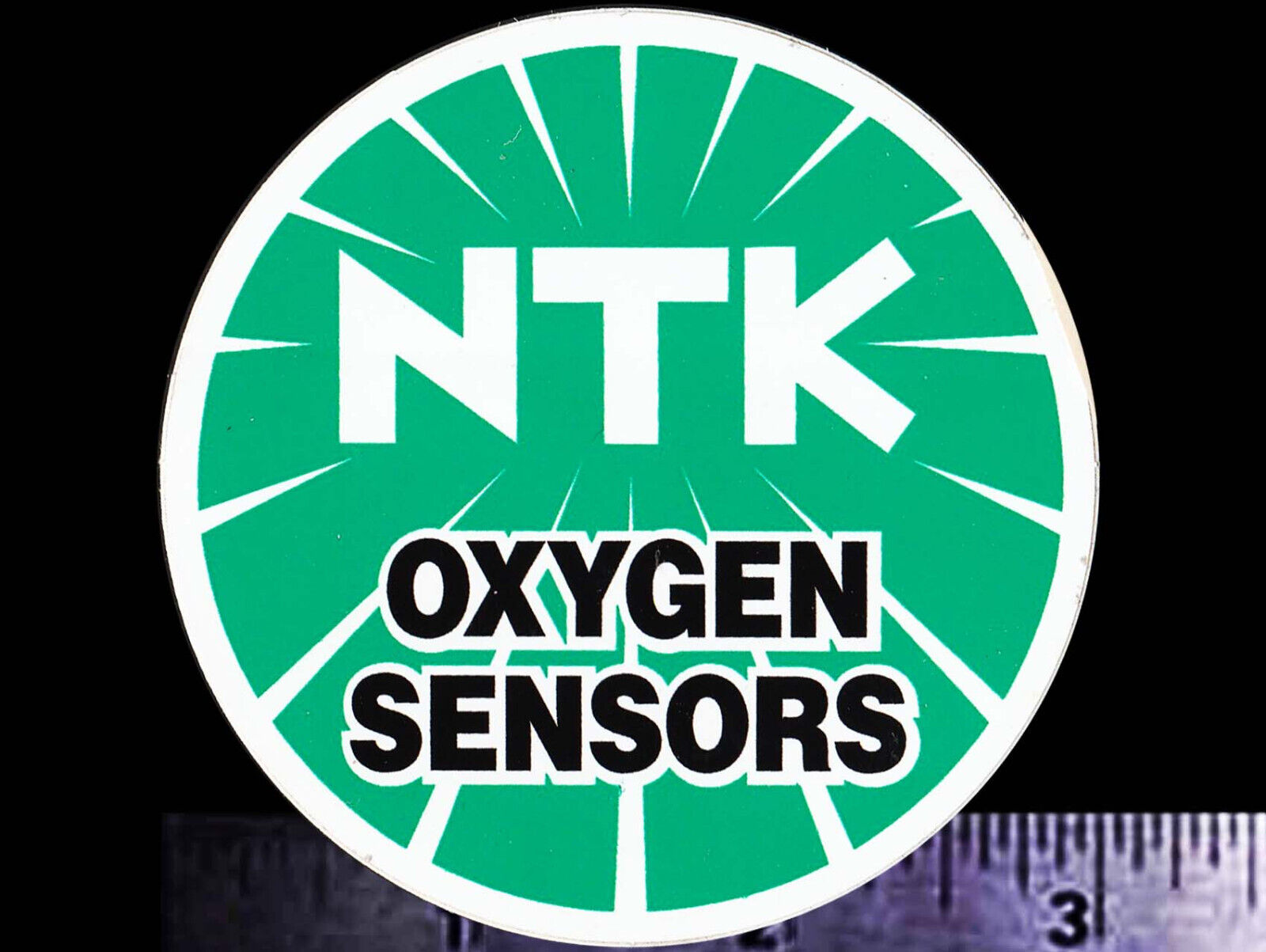 NTK Oxygen Sensors - Original Vintage Racing Decal/Sticker NGK - 3 inch size