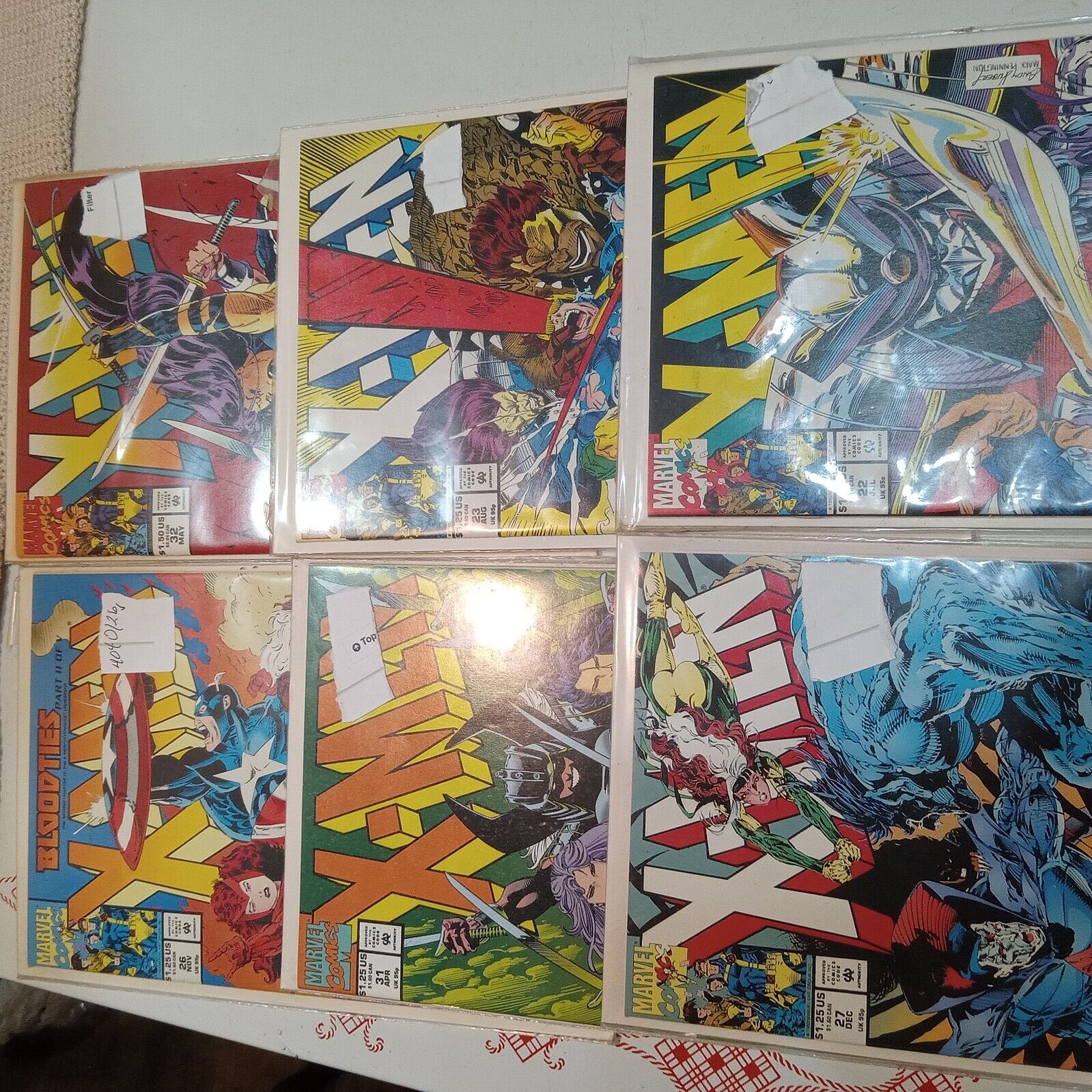 Marvel X-Men 1993 Bundle of 6