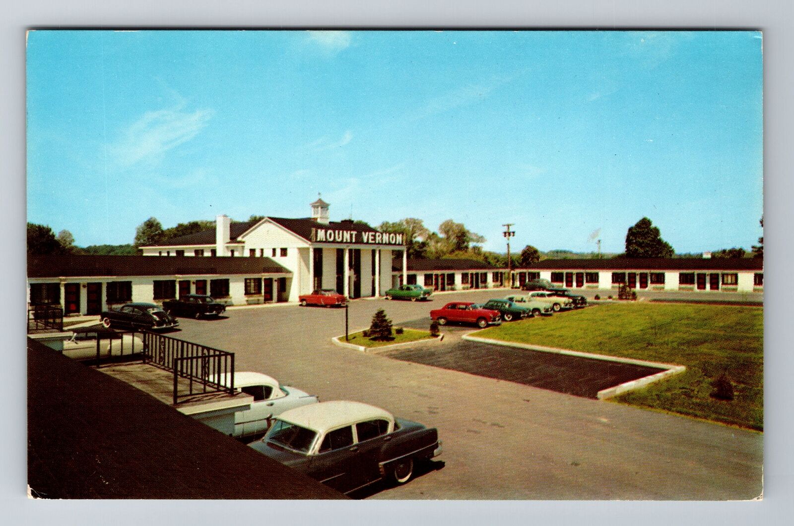 Albany NY-New York, Mount Vernon Motel, Advertising, Vintage Souvenir Postcard