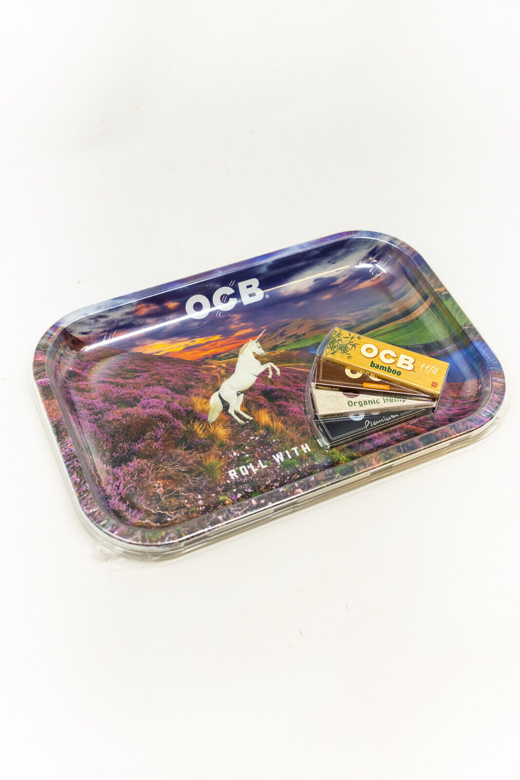 OCB Rolling Tray Bundle Kit - Unicorn