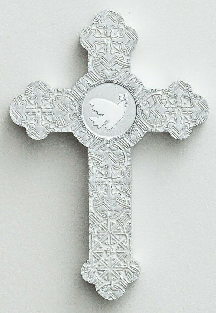  Christian Wall Cross - Dove, White / Silver, All Occasion Gift, Dayspring Cards