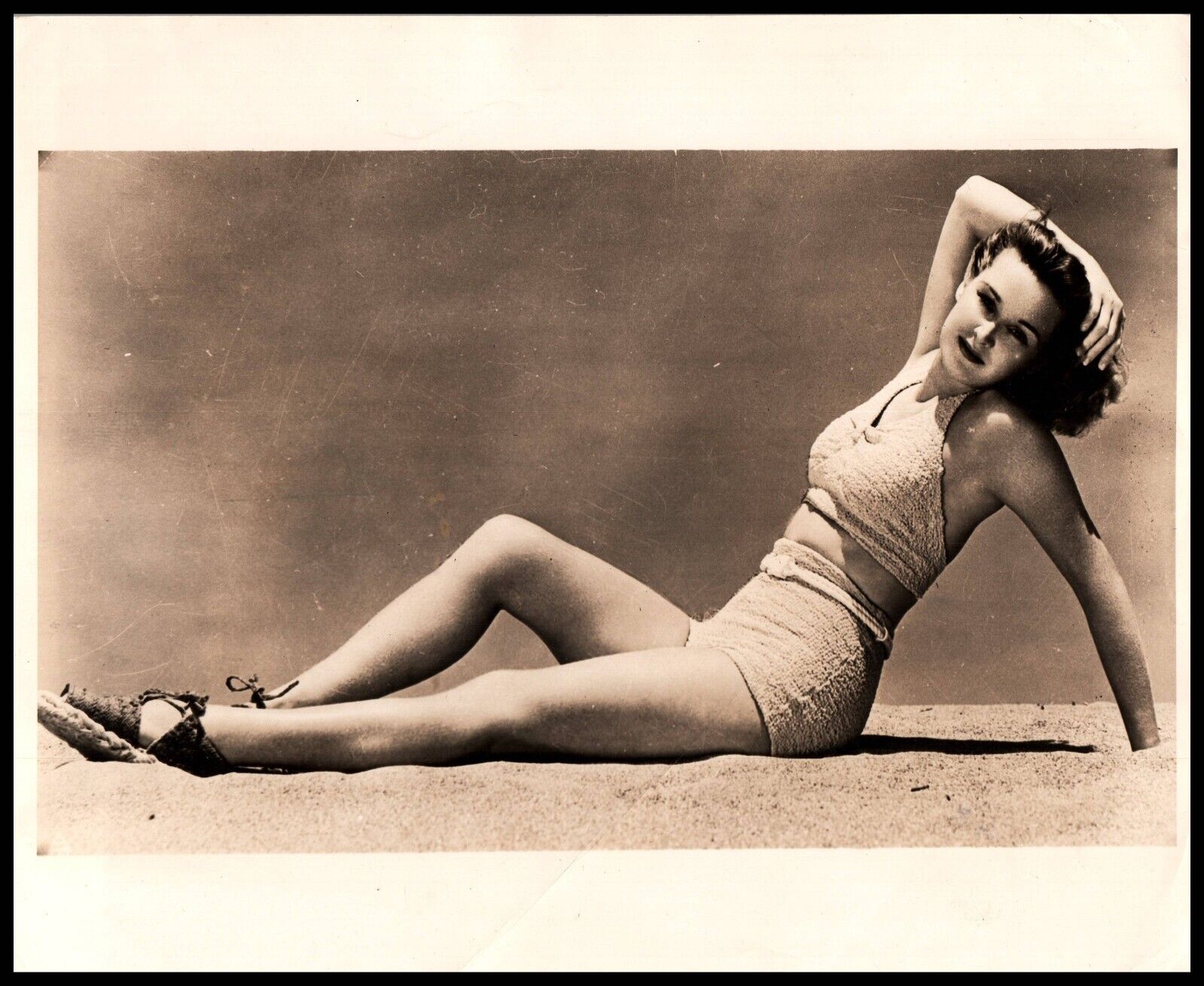 Rosemary Lane (1939) ❤️ Leggy Cheesecake Hollywood Beauty Vintage Photo K 513