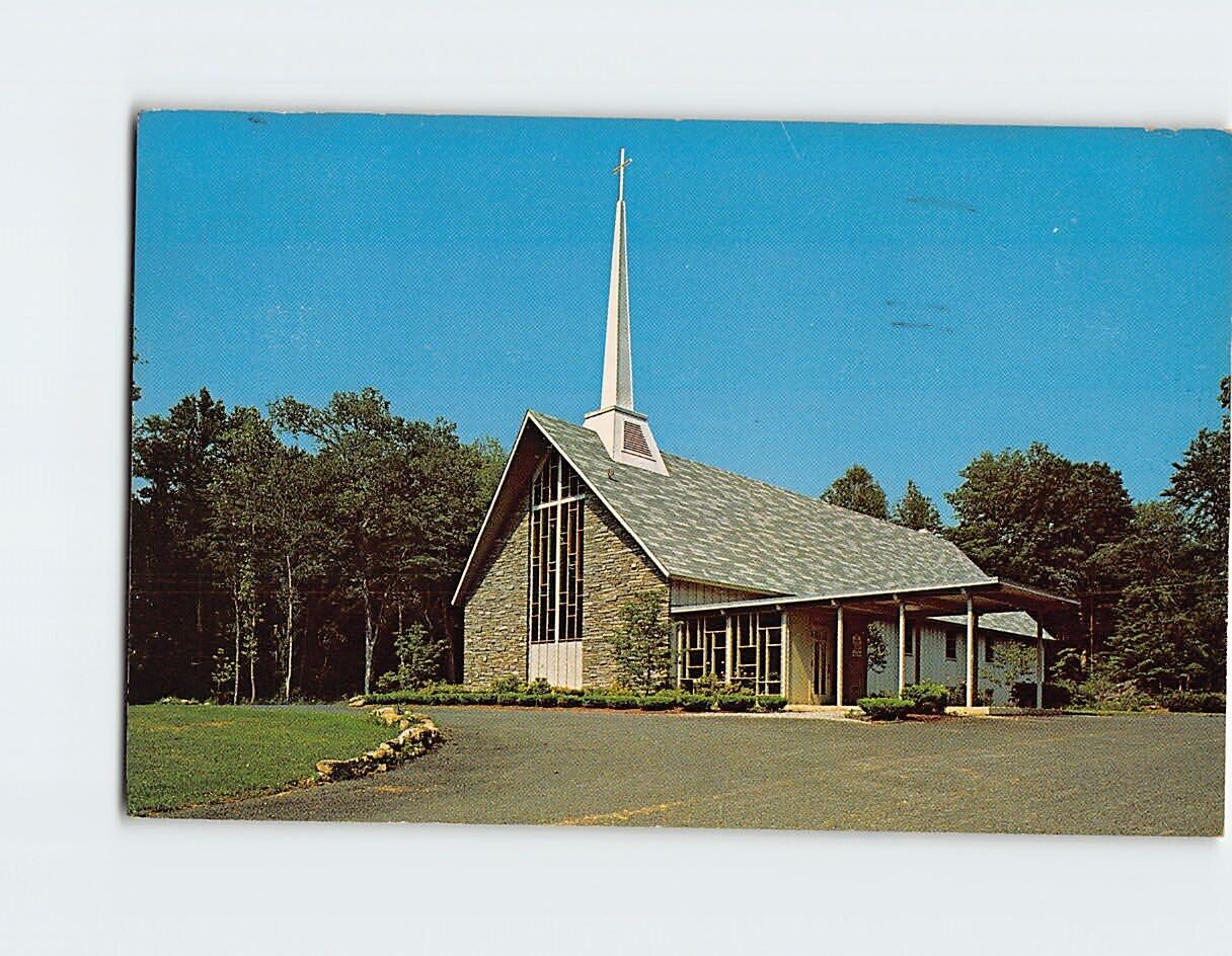 Postcard St. Andrews Episcopal Church Madison Connecticut USA